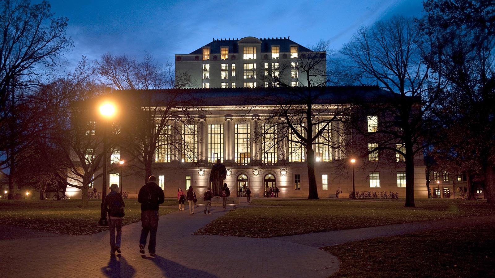 Exterior view of Thompson Library