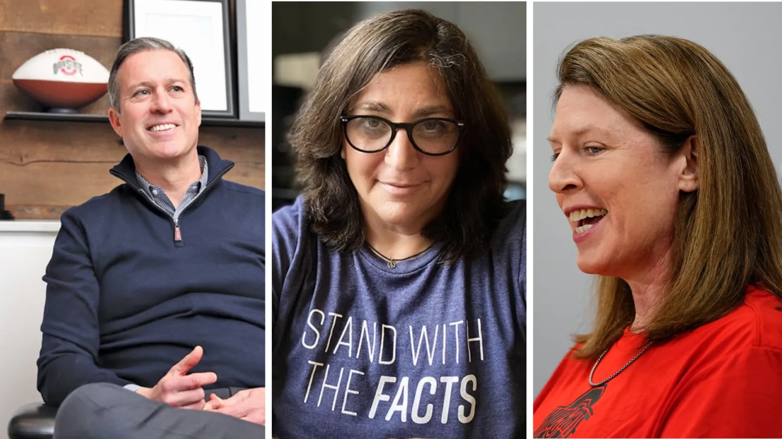 Peter Stern, Nicole Kraft, and Katie Smith